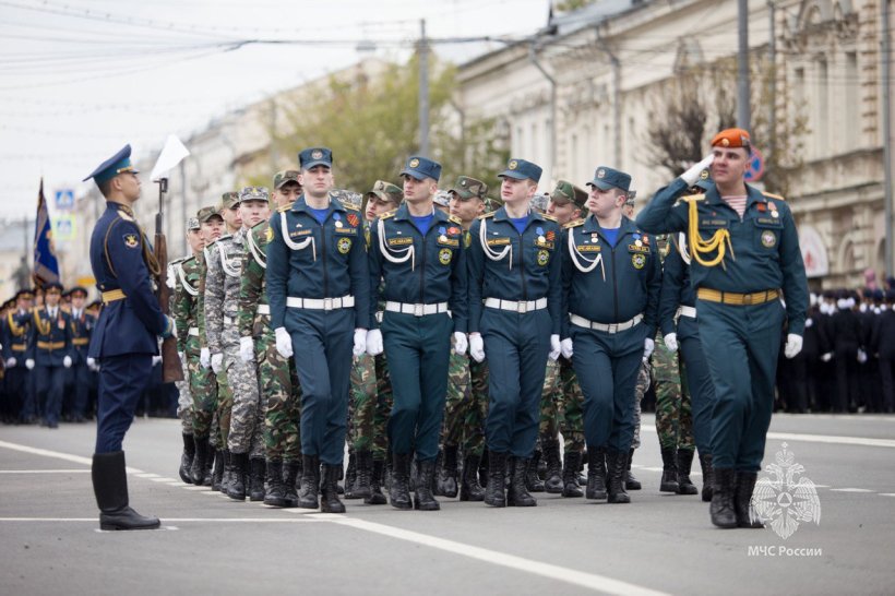 Парадные расчеты Академии приняли участие в Парадах, посвященных празднованию 79-й годовщины Победы в Великой Отечественной войне